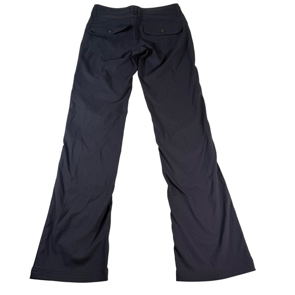 Prana Women's 0 Black Cargo Hiking Pants Regular Inseam Outdoors Nature Trail - Picture 3 of 9